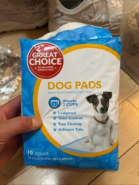 Blue Dog Pads - Leakproof Absorbent Pads (10 Count)